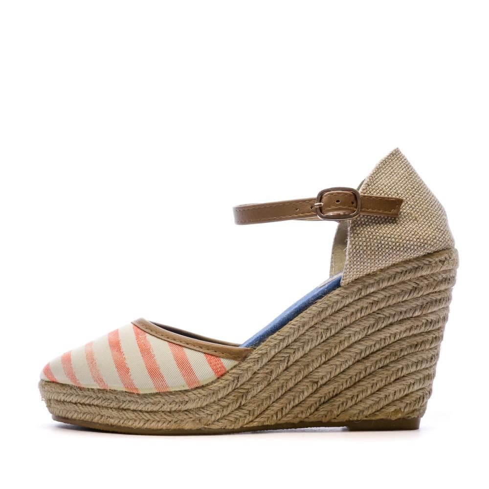Sandales à talon Orange Rayures Femme Beppi Casual Wedge 1