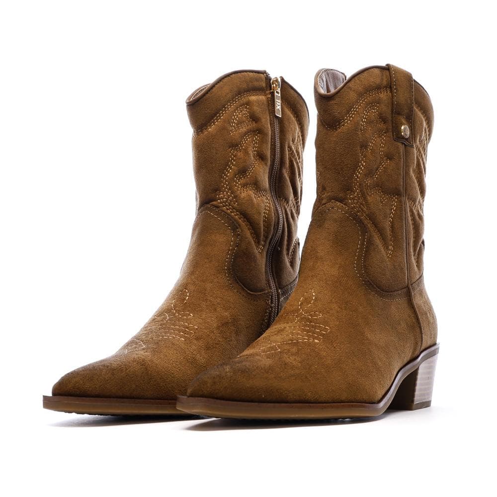 Santiags Basses Camel Femme Xti 144307 6