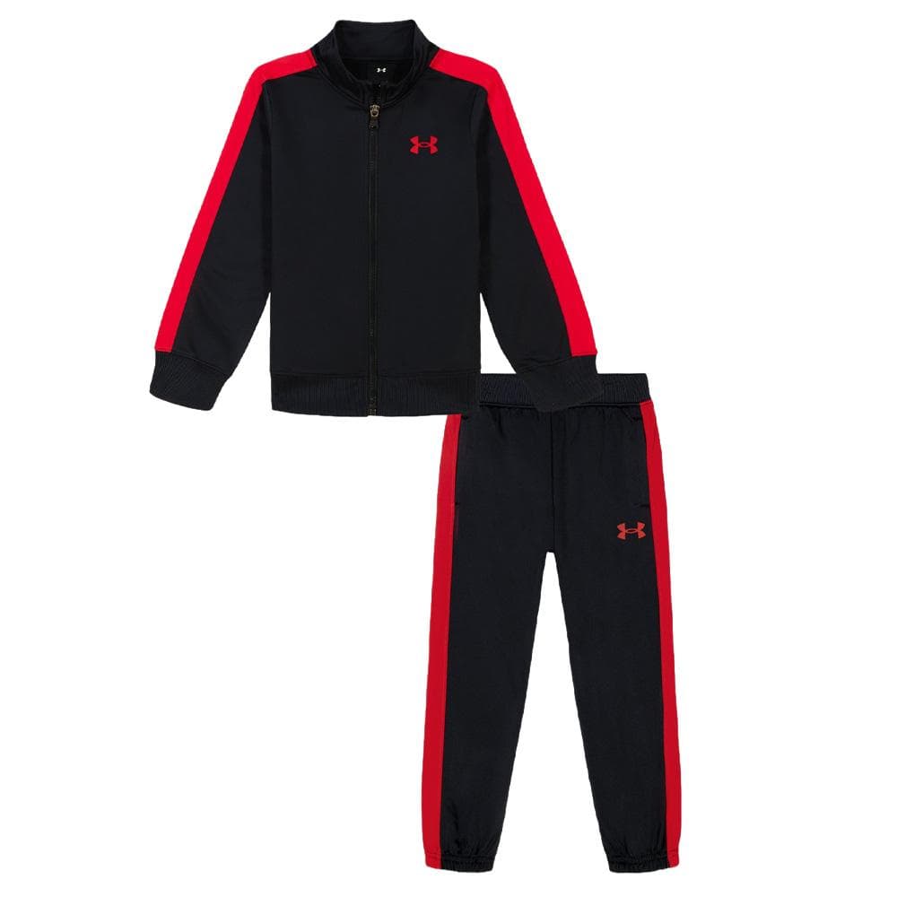 Ensembles de Survêtements Rouge/Noir Garçon Under Armour Knit Track 1