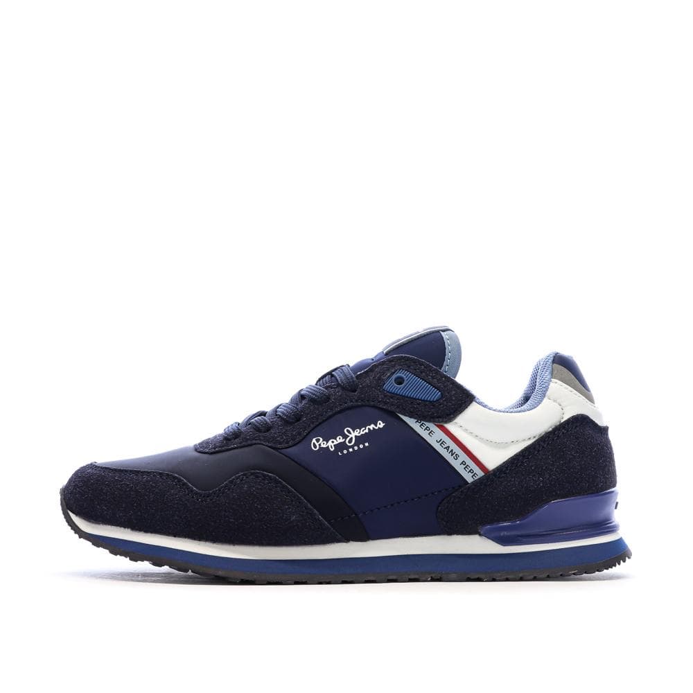 Baskets Bleu Marine Homme Pepe jeans London Berg 1