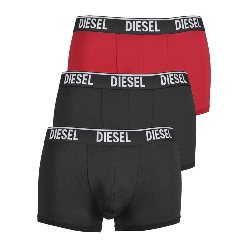 x3 Boxers Rouge/Noire Homme Diesel Shawnthreepack 1
