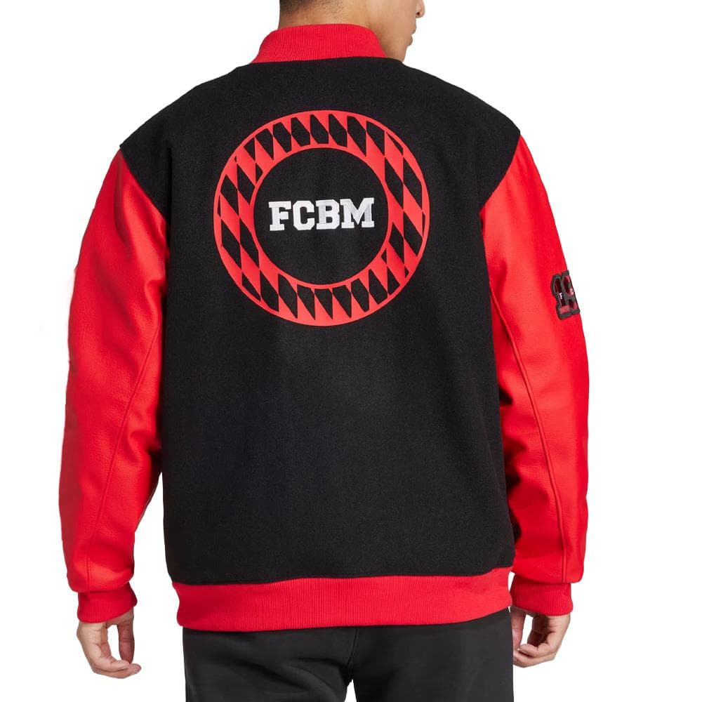 FC Bayern Veste Rouge/Noire Homme Adidas VRCT 2