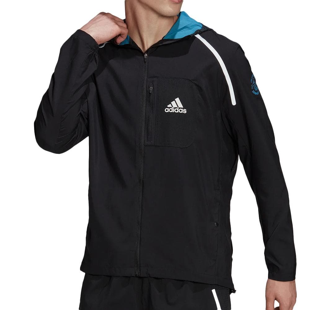 Veste Noire Homme Adidas Marathon 1