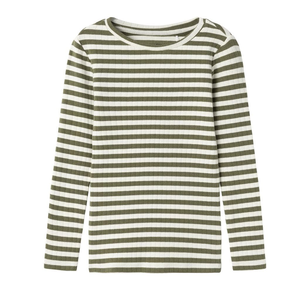 T-Shirt Manches Longues Vert/Blanc Fille Name it Fsuraja 2