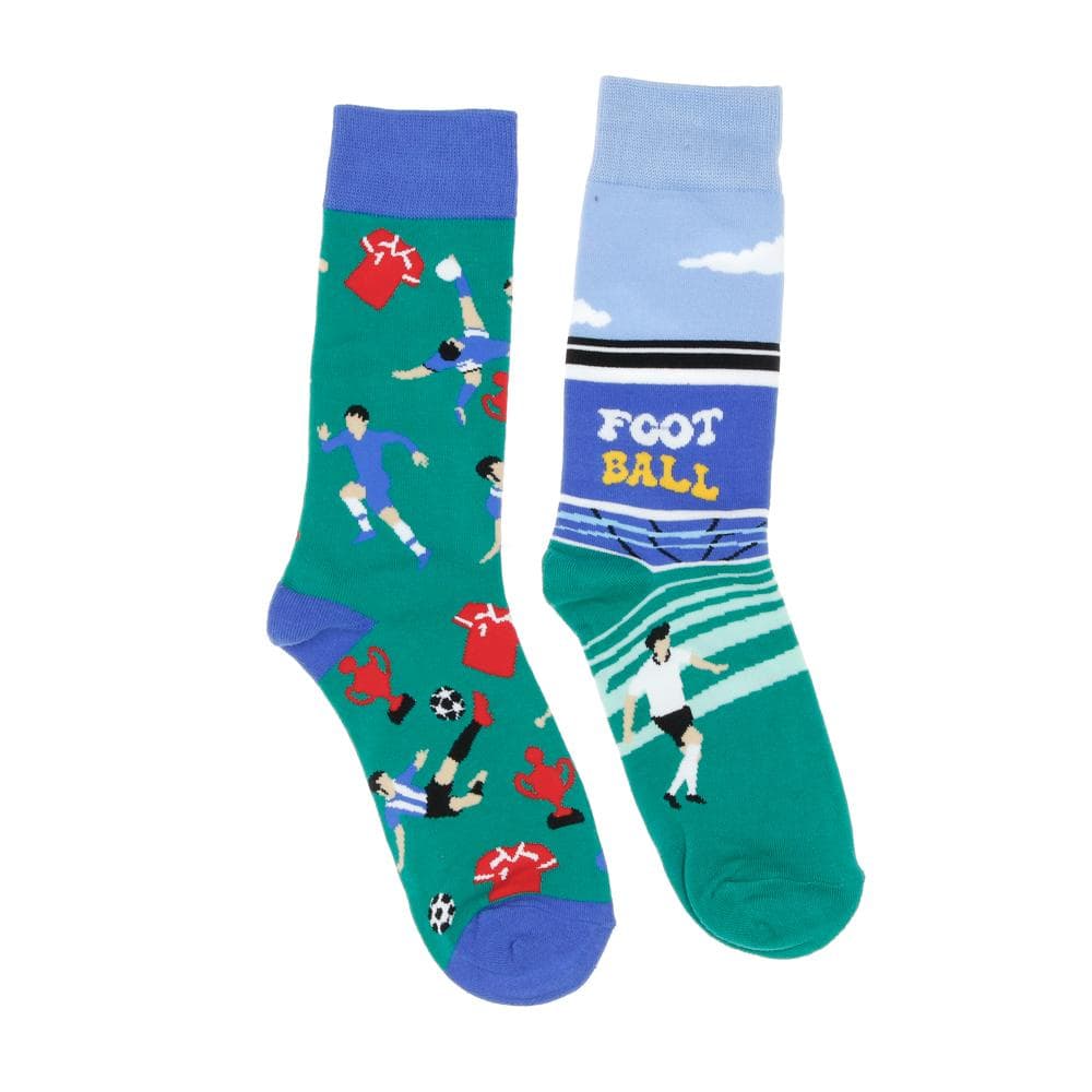 Chaussettes Vert/Bleu Mixte Stella Green Football 1