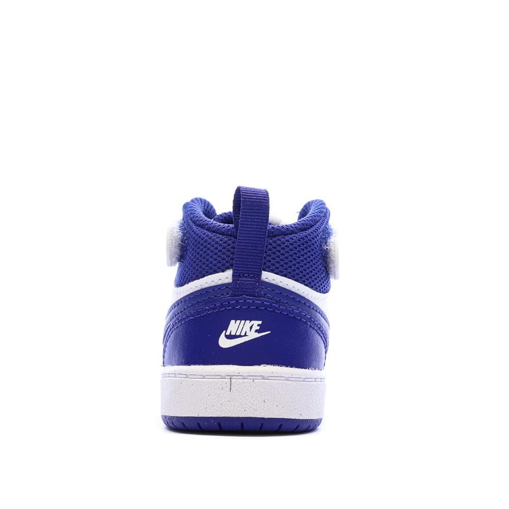 Baskets Blanc/Bleu Garçon Nike Court Borough 3