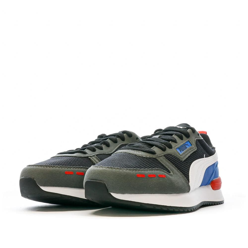Baskets Grises/Bleu Garçon Puma R78 6