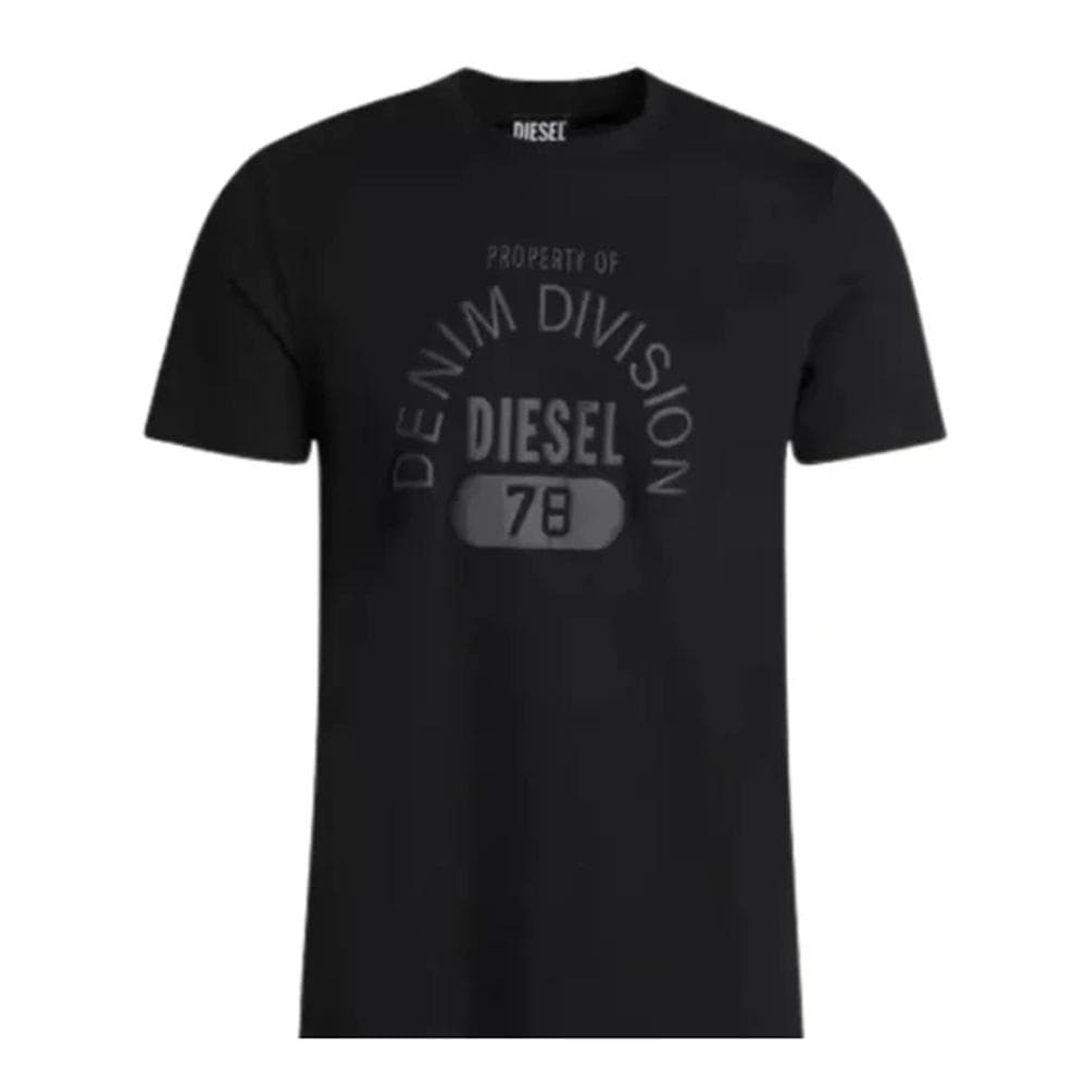 T-Shirt Noir Homme Diesel A12248 1