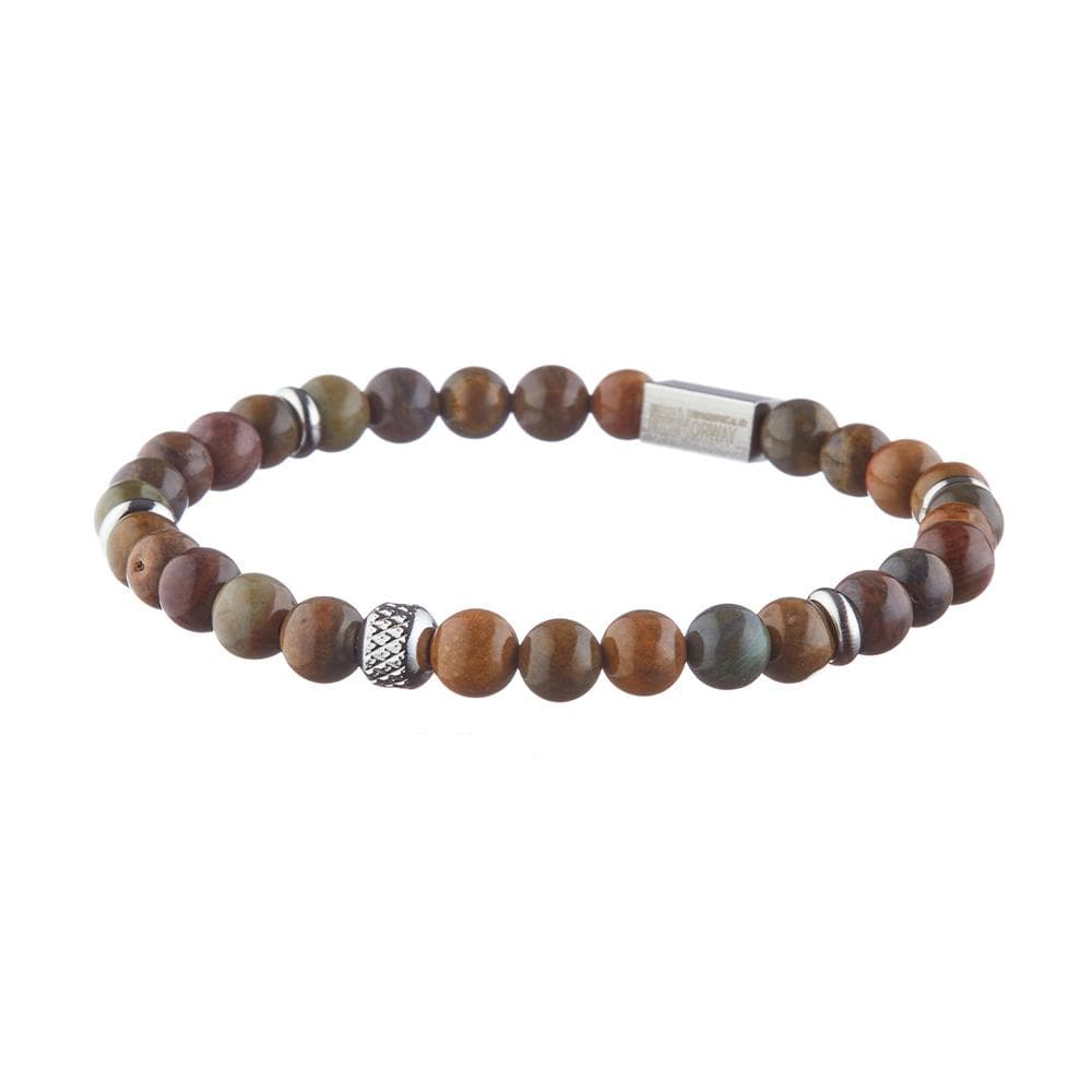 Bracelet Marrons/Acier Homme Geographical Norway 315077 1