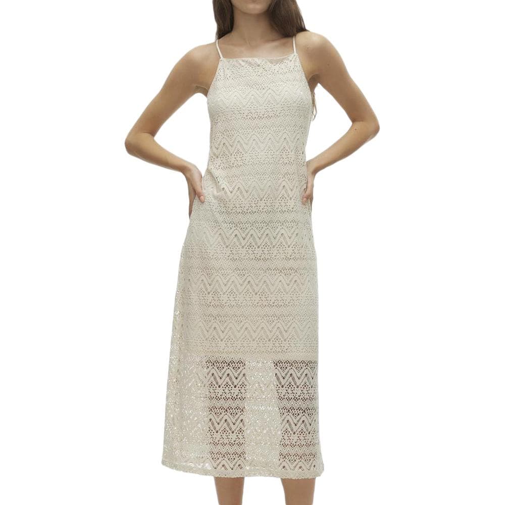 Robe Beige Femme Vero Moda Singlet Calf 1