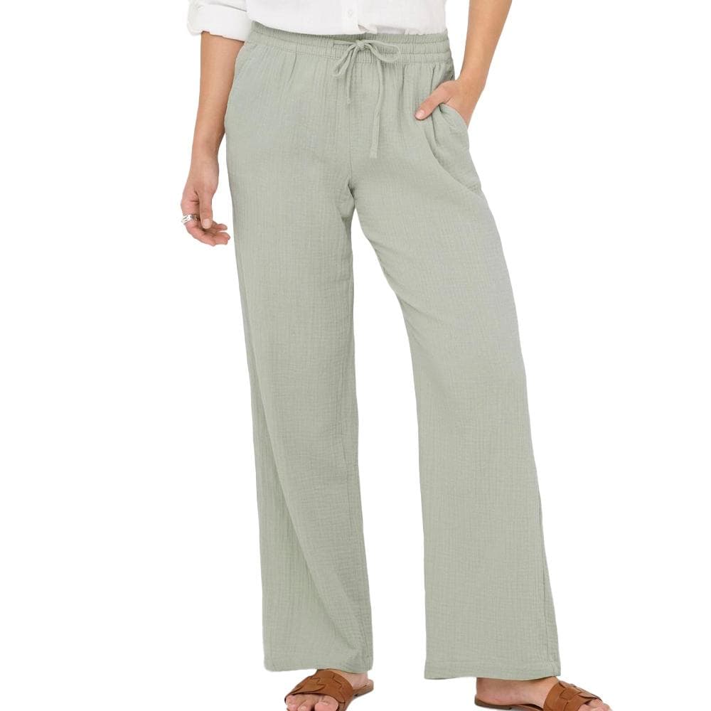 Pantalon Fluide Vert Femme JDY Theis 1