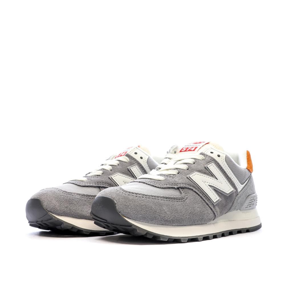 ML574 Baskets Gris/Orange Garçon New Balance 6