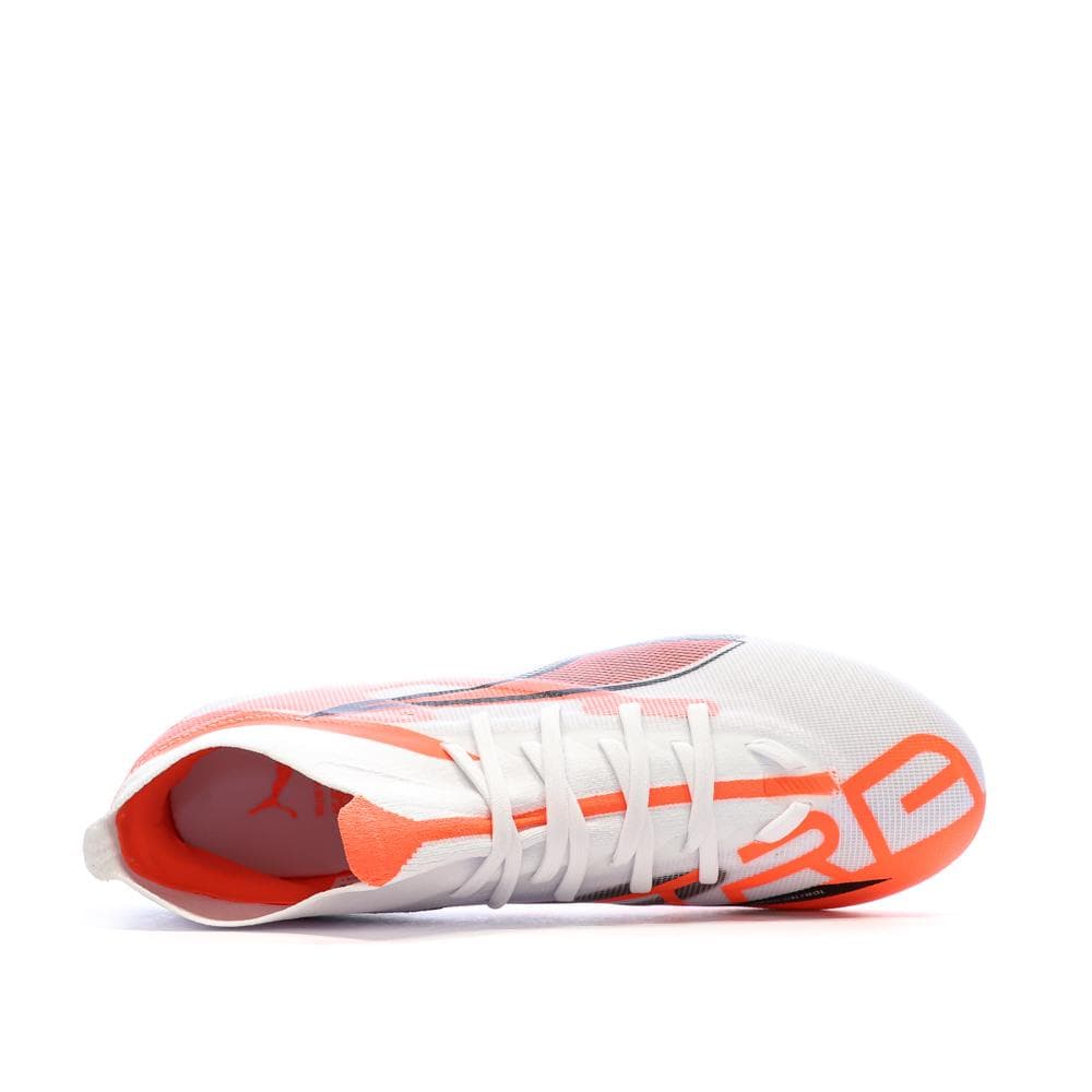 Chaussures de Foot Blanc Homme Puma Ultra 5 Match+ FG/AG 4