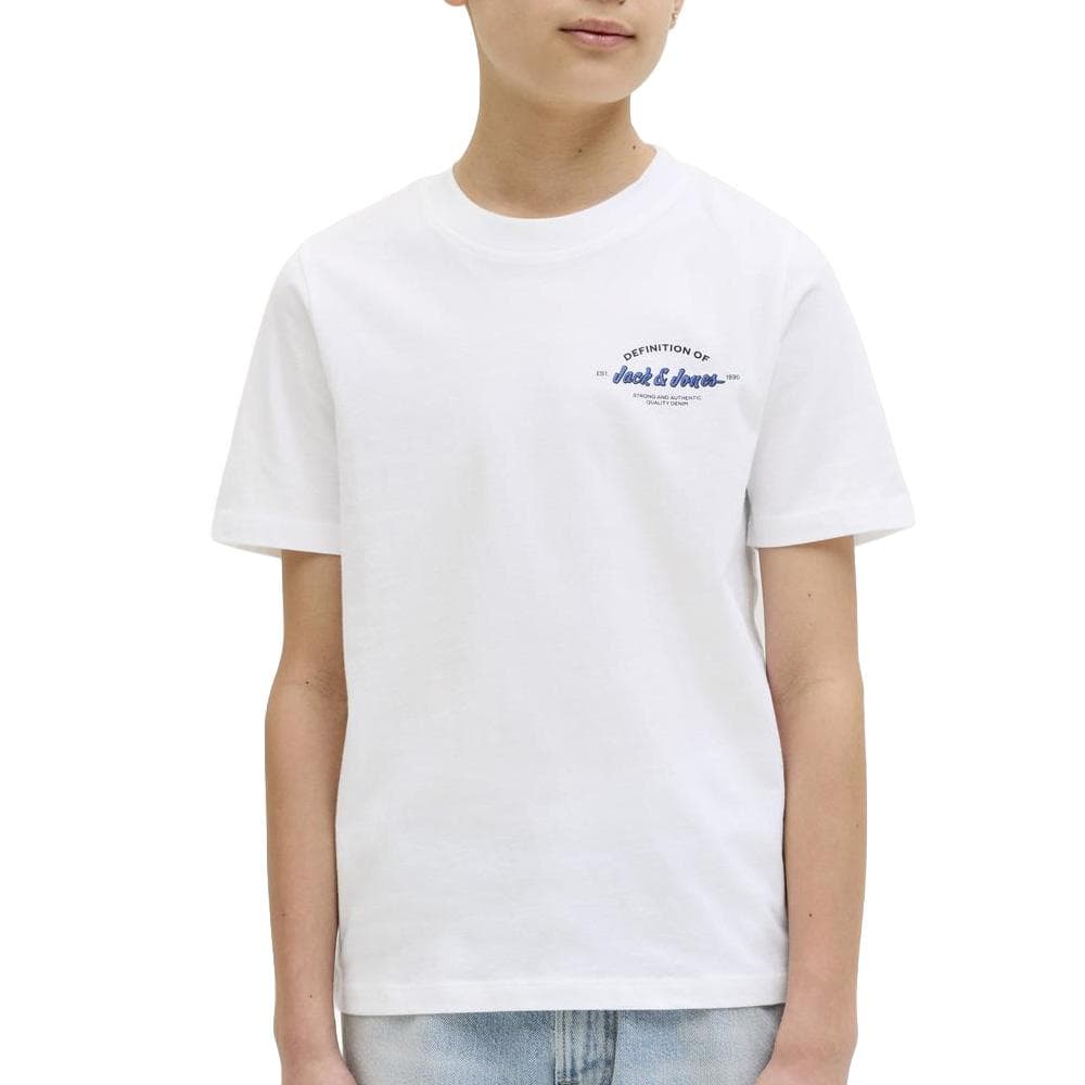 T-Shirt Blanc Garçon Jack & Jones Brandon 1