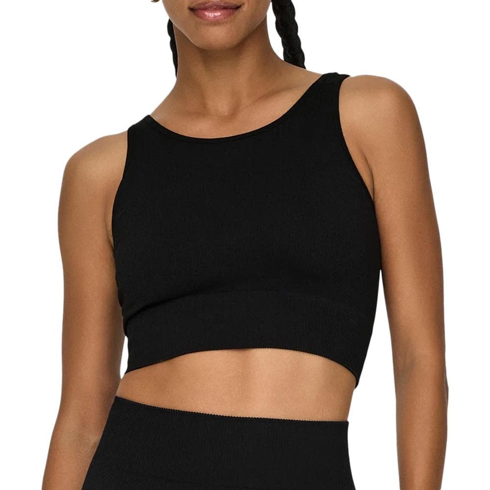 Haut de Sport Noir Femme ONLY PLAY Life 1