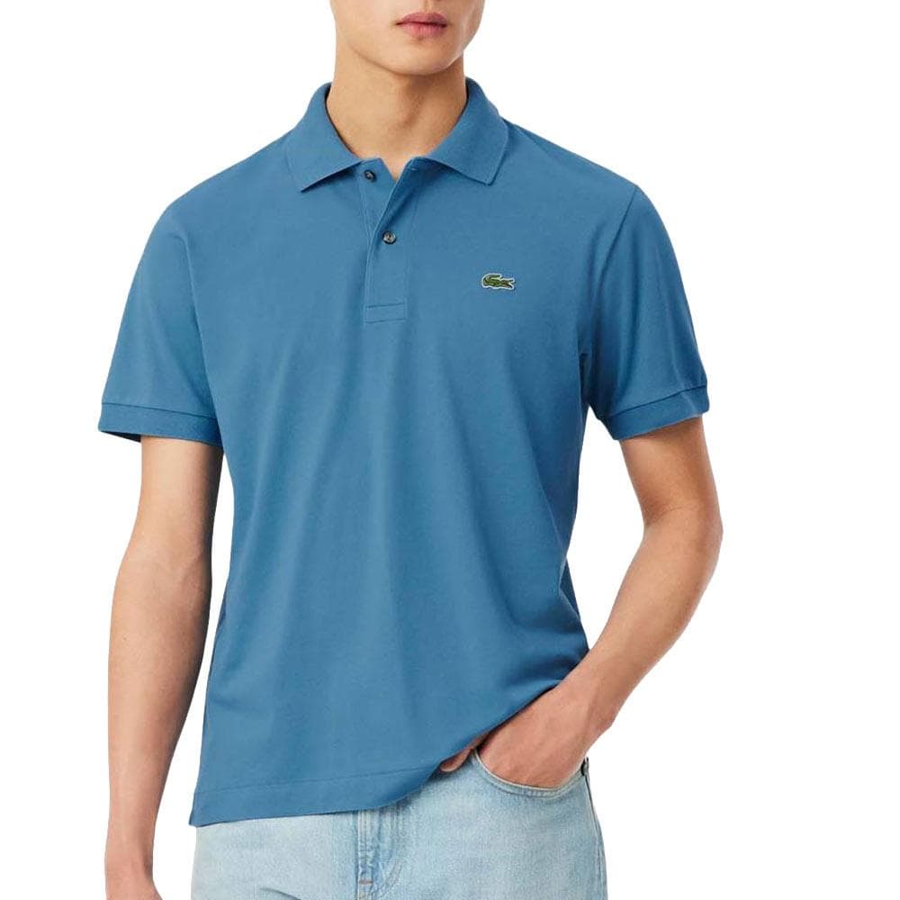Polo Bleu Clair Homme Lacoste Slim Fit Petit 1