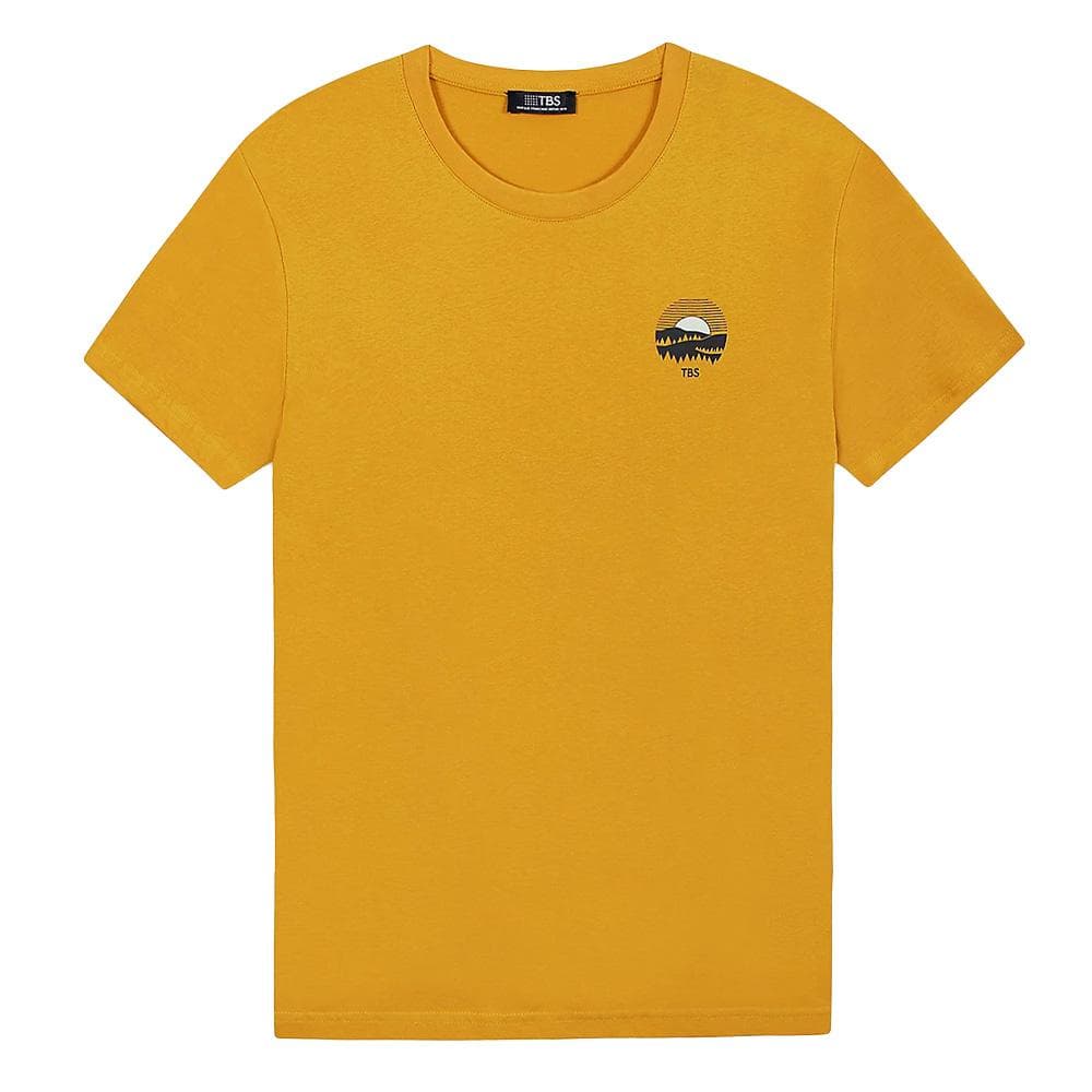 T-Shirt Jaune Homme TBS LOGGY 1