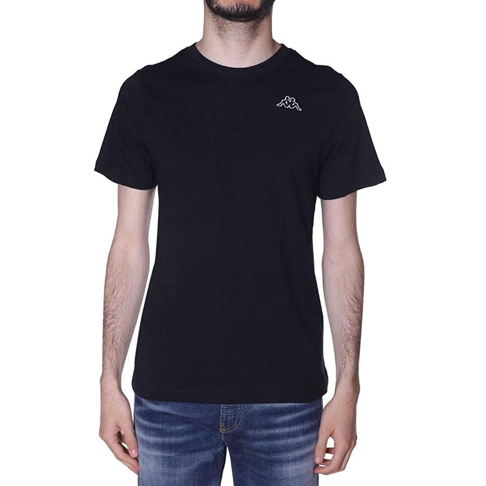 T-Shirt noir homme Kappa Cafers Slim Tee 1