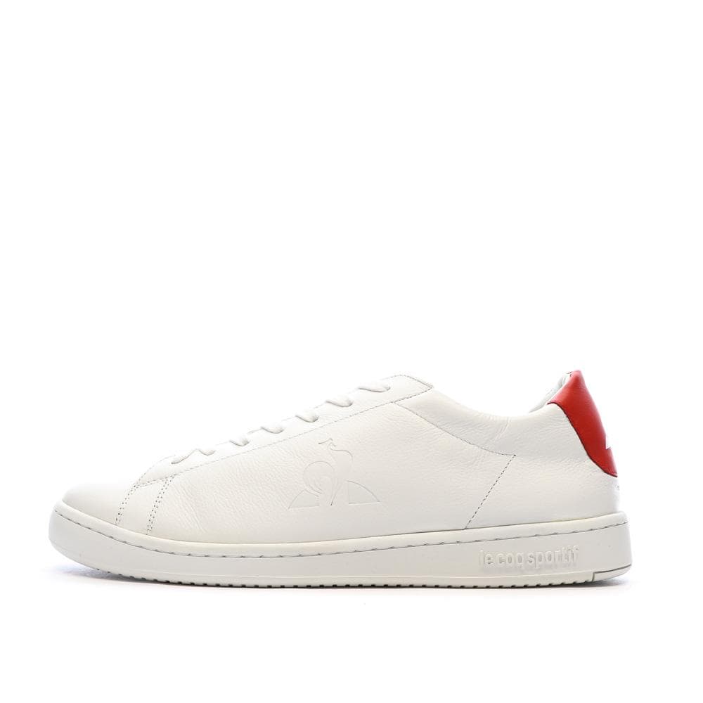 Baskets Blanches/rouge Homme Le Coq Sportif Phenix 1