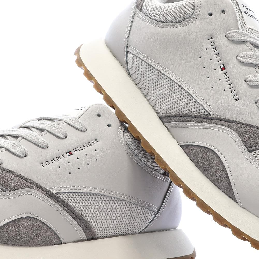 Baskets Gris Clair Homme Tommy Hilfiger New Runner Eva 7