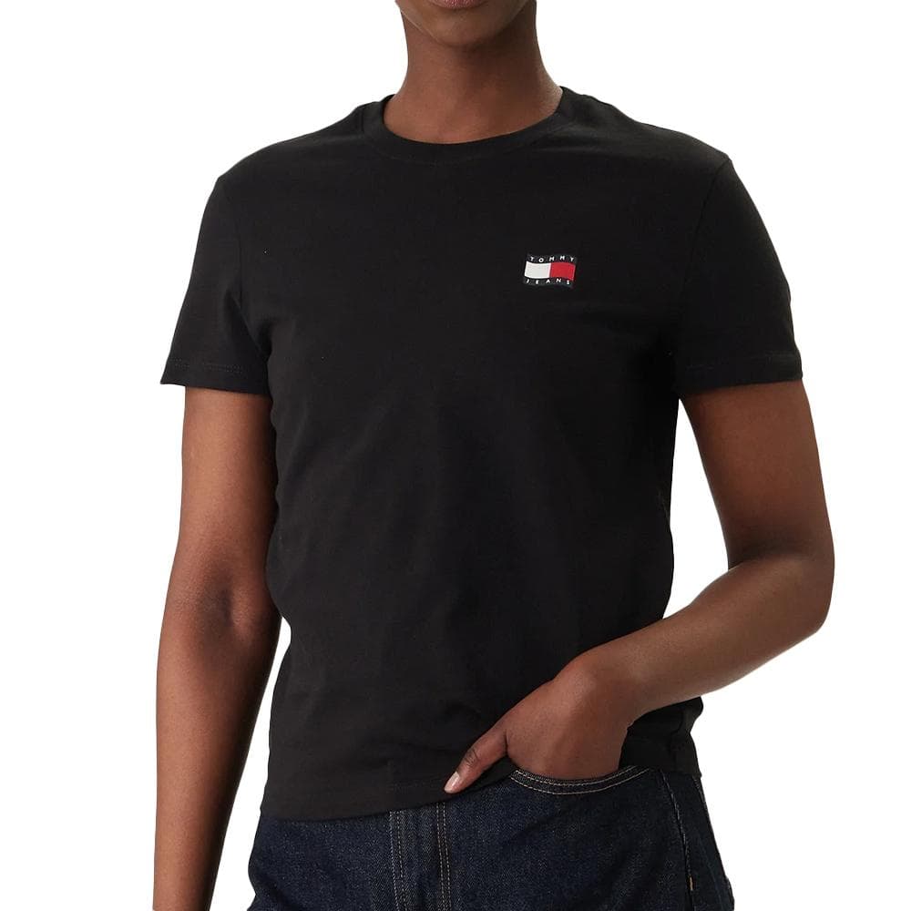 T-Shirt Noir Femme Tommy Hilfiger Tjw Reg 1