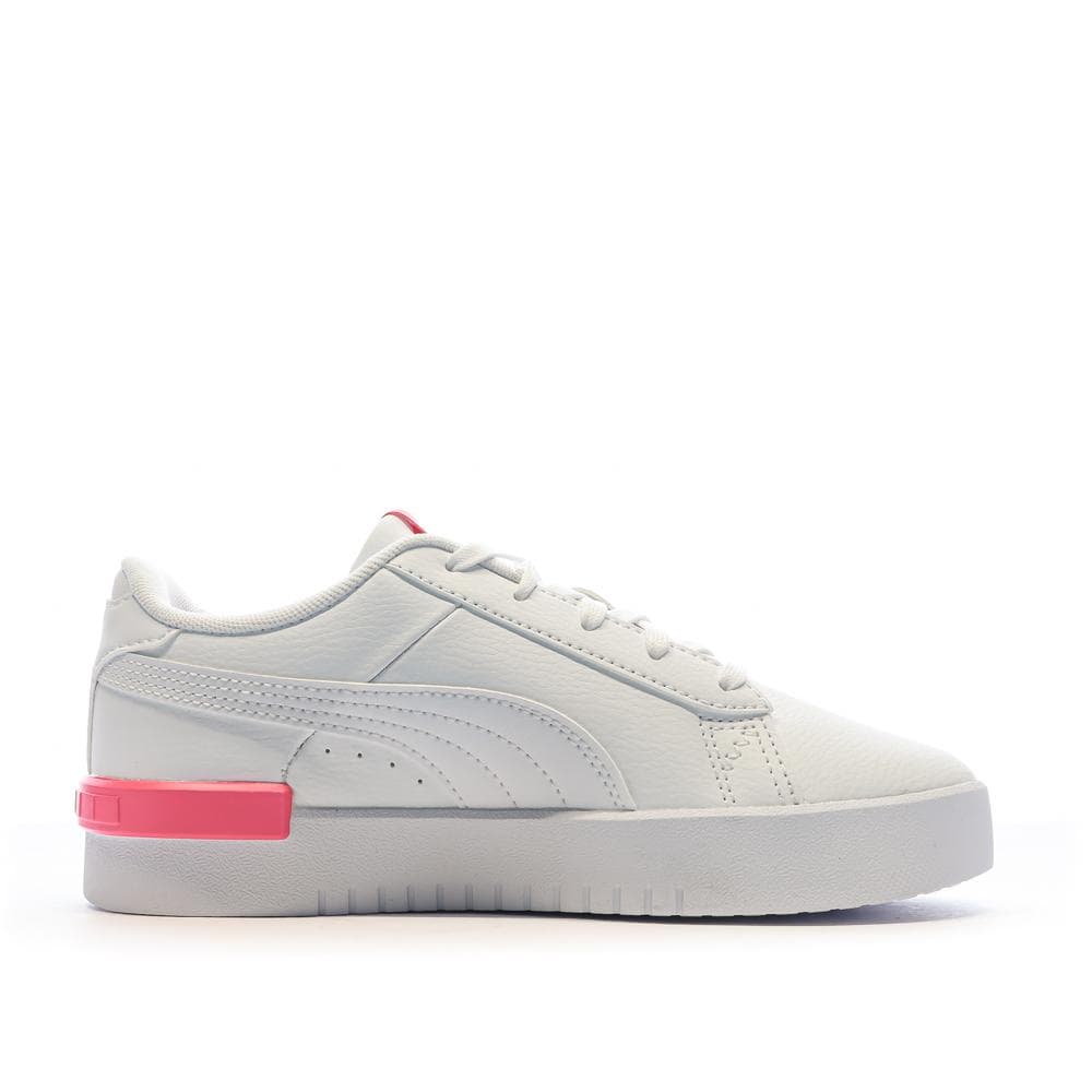 Baskets Blanc/Rose Fille Puma Jada 2