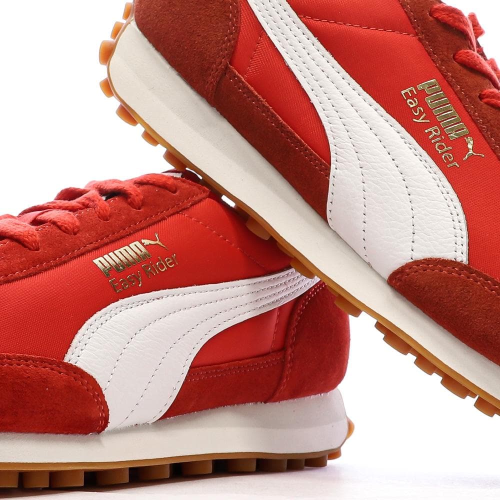 Baskets Rouge Mixte Puma Easy Rider Vintage 7