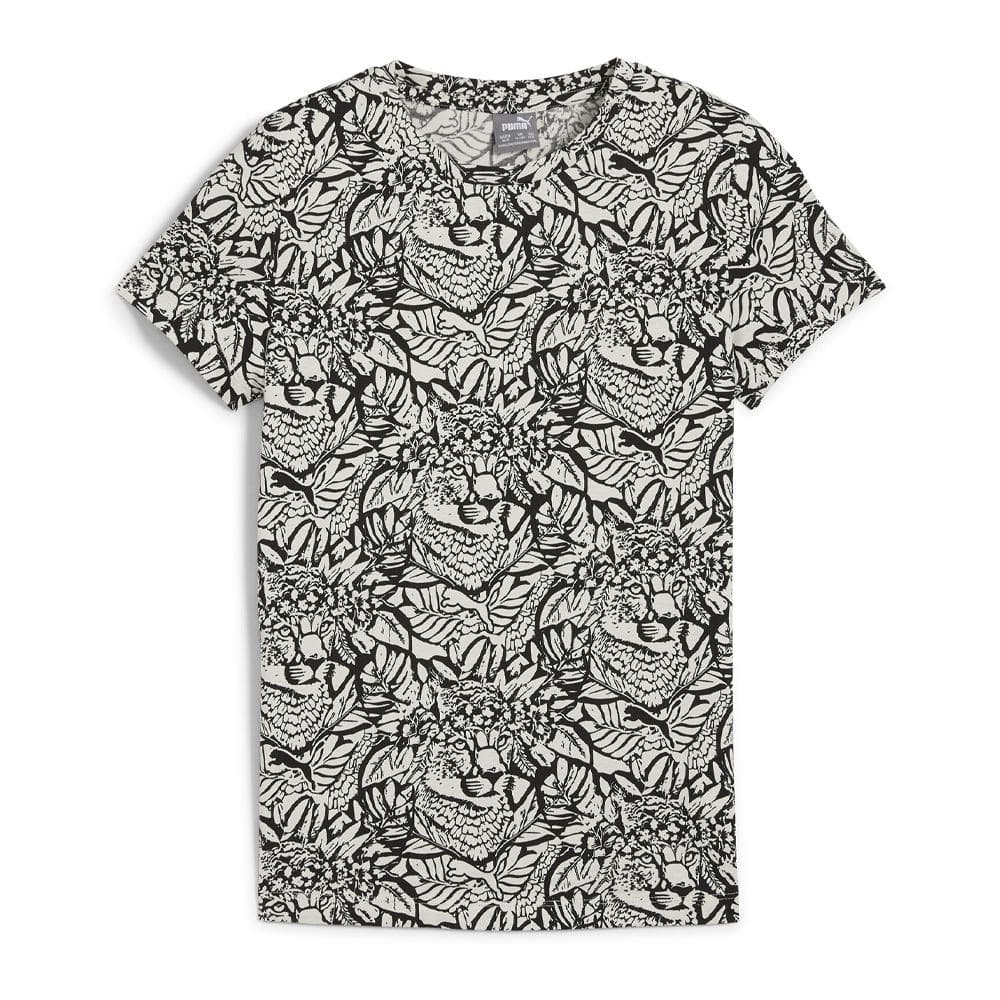 T-shirt Noir/Blanc Fille Puma Tropicat 1