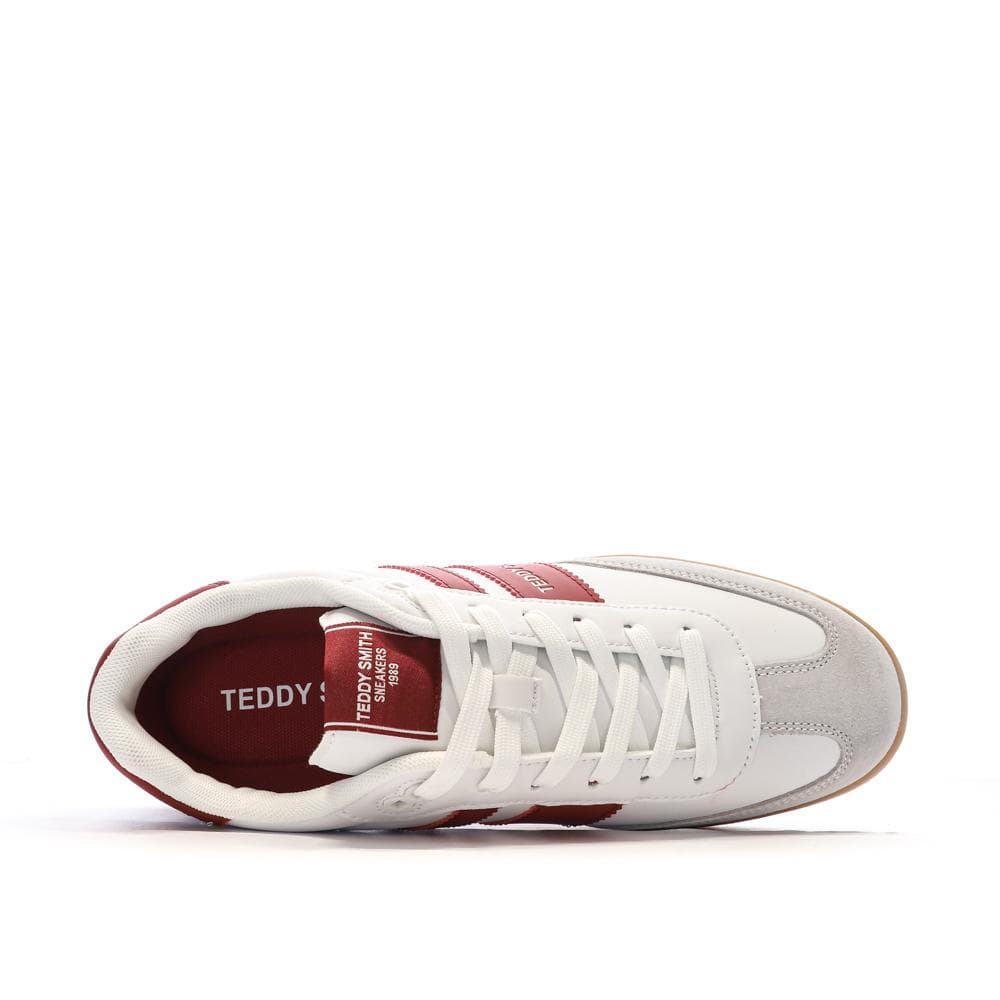 Baskets Blanches/Bordeaux Homme Teddy Smith 120098 4