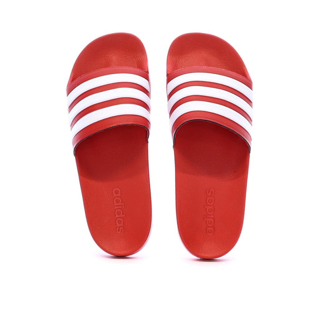 Claquettes Rouges/Blanches Homme Adidas Adilette 3