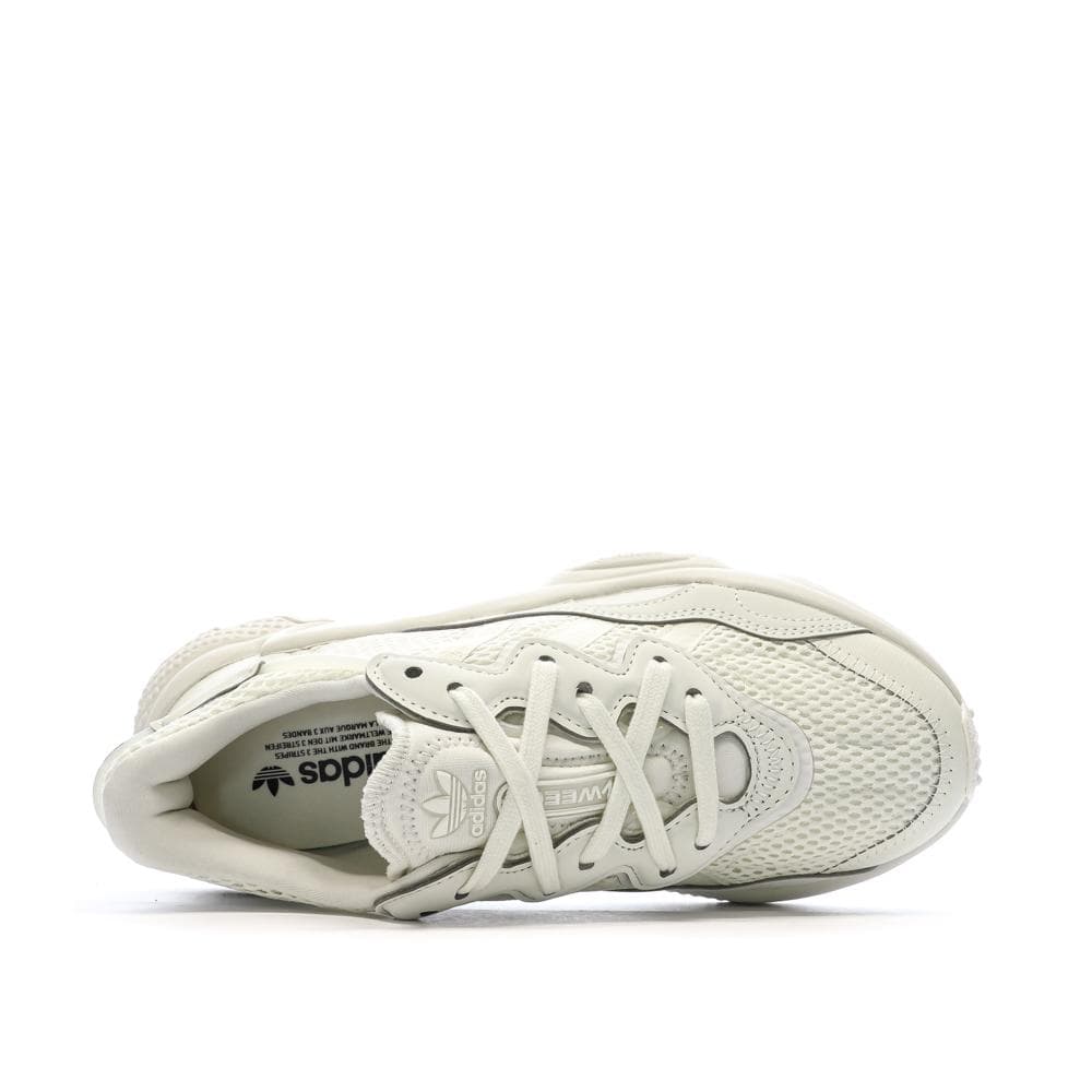 Baskets Blanches/Crème Femme Adidas Ozweego 4