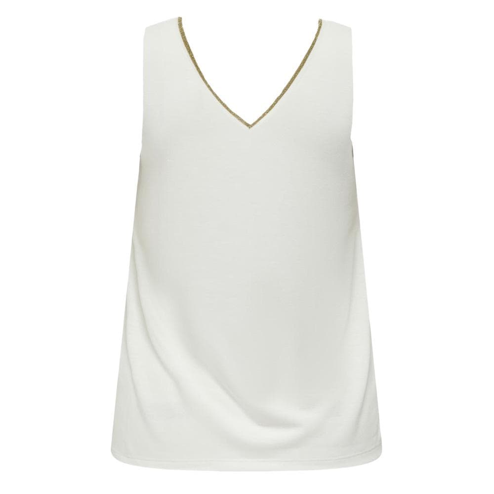 Débardeur Blanc Femme JDY Lurex 2