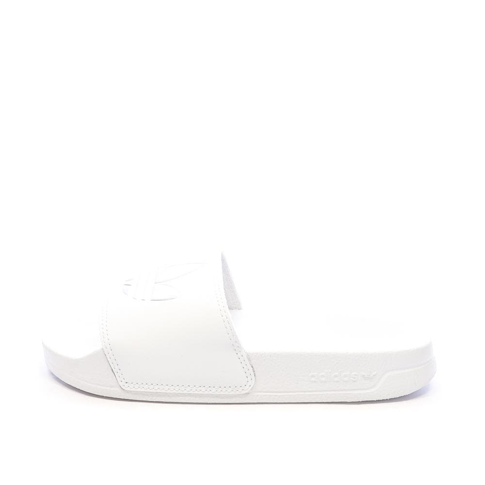 Claquettes Blanches/Argenté Femme Adidas Adilette 1
