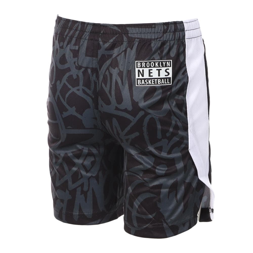 Short de Basketball Noir Garçon NBA Brooklyn Nets 2