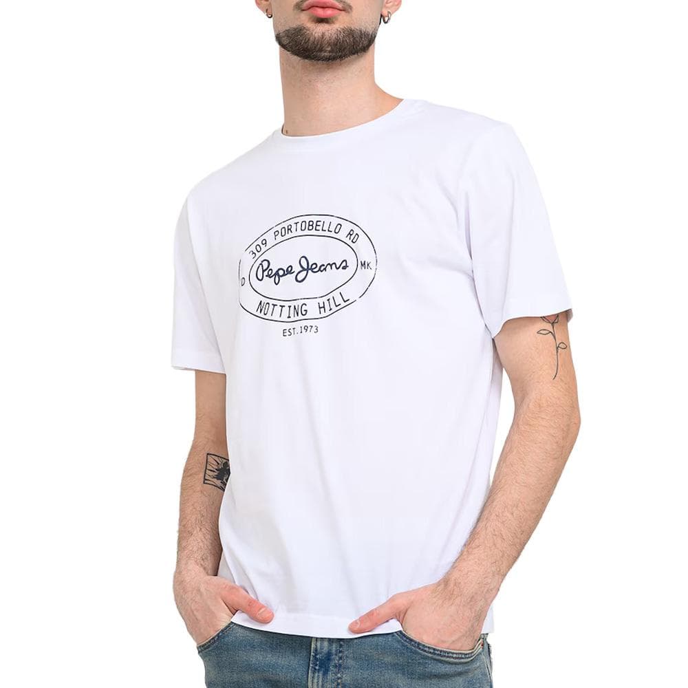 T-Shirt Blanc Homme Pepe jeans Originals 1