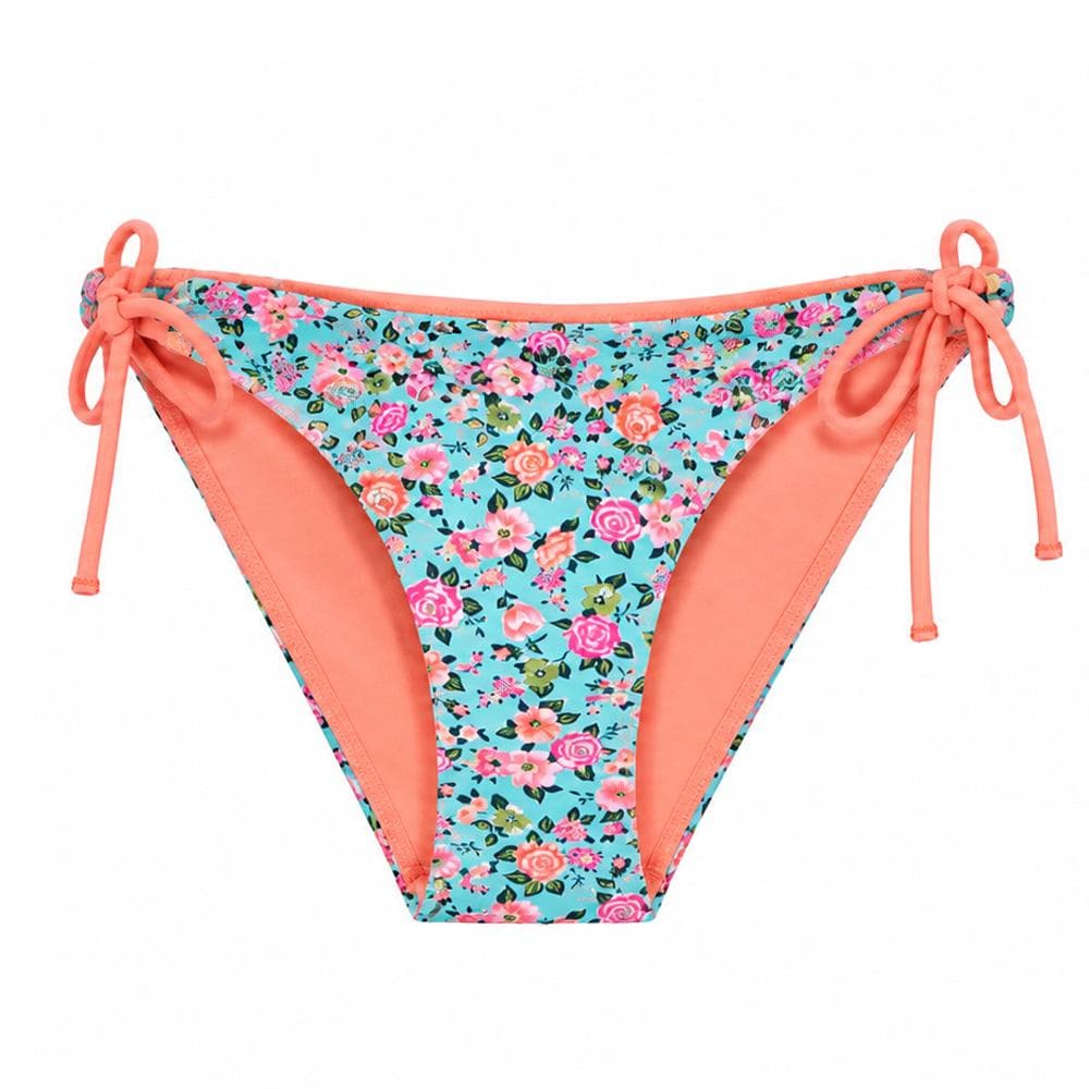 Bas de maillot de bain Turquoise/Rose Femme Grain de Sable Liberty 1