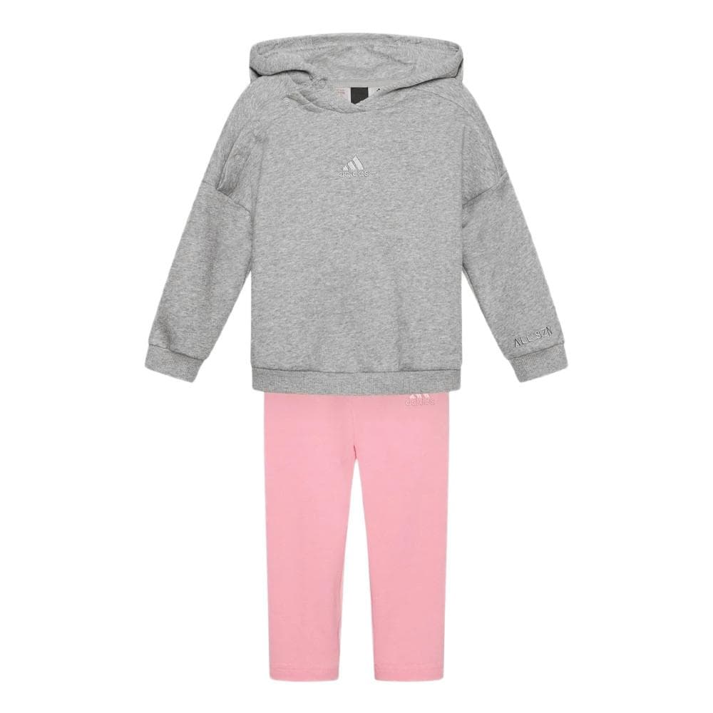 Ensemble Gris/Rose Fille Adidas HN3483 1