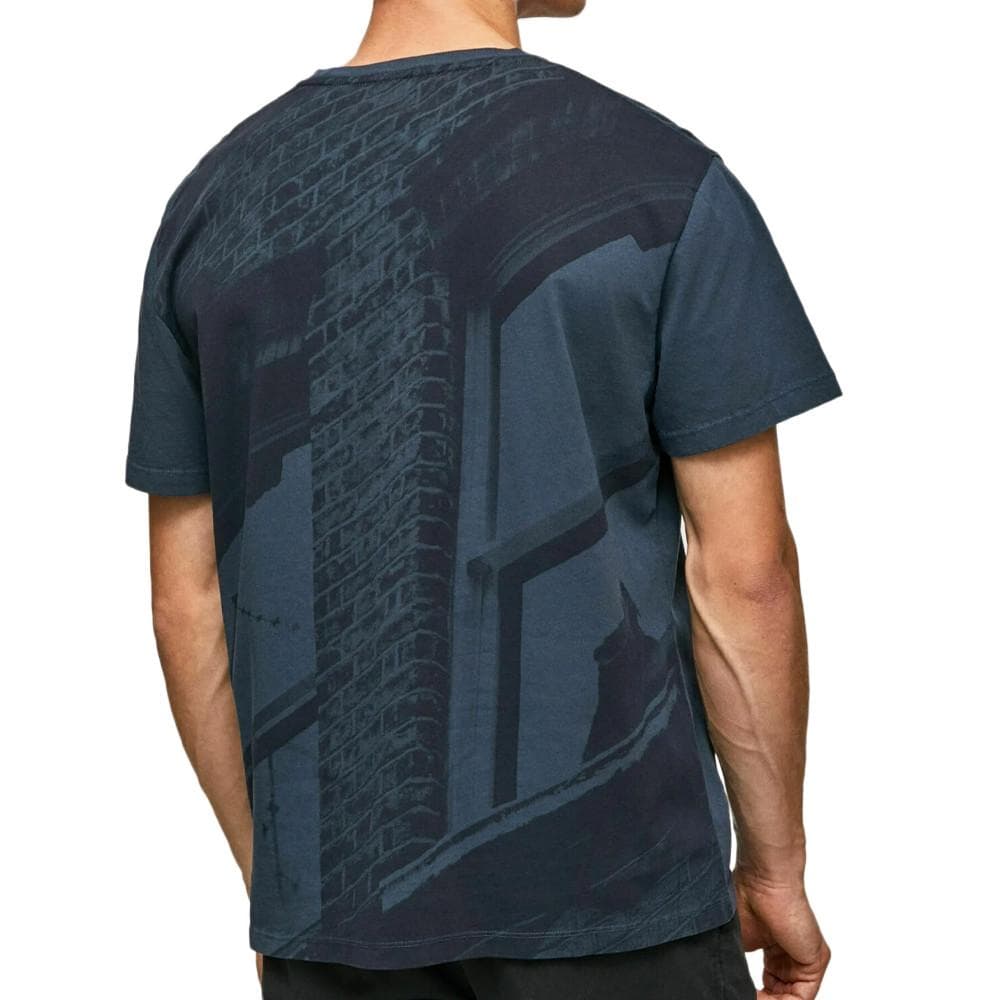 T-shirt Marine Homme Pepe jeans Raevon 2