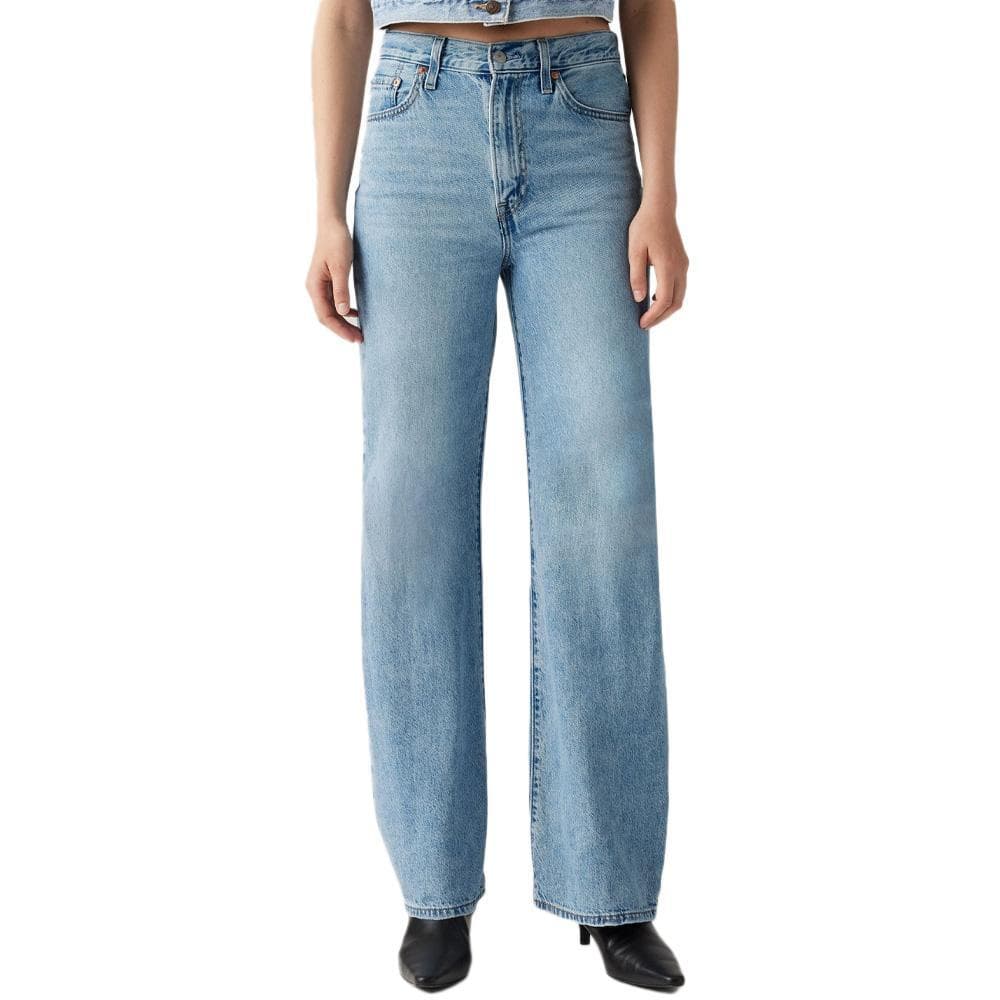 Jean Bleu Femme Levi's Ribcage Wide Leg A6081 1