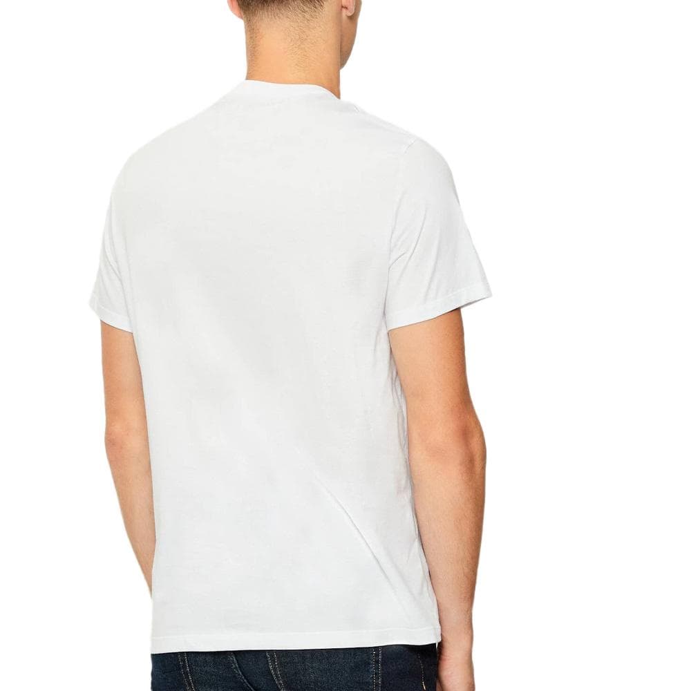 T-Shirt Blanc/Rouge Homme Calvin Klein Jeans 30s 2