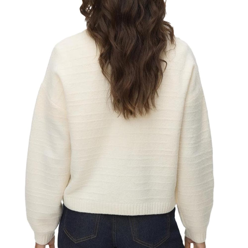 Gilet Ecru Femme Vero Moda Boom Structure 2