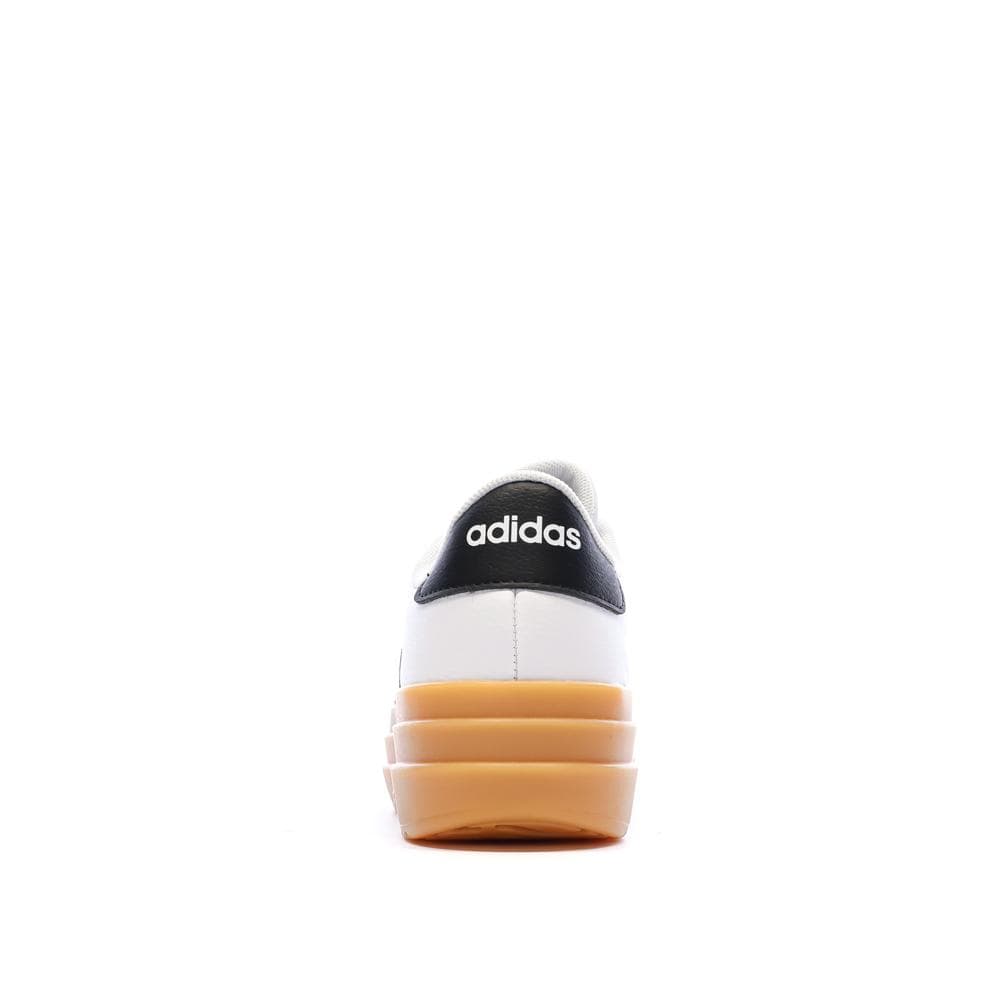 Baskets Blanc/Noir Femme Adidas Court Bold 3