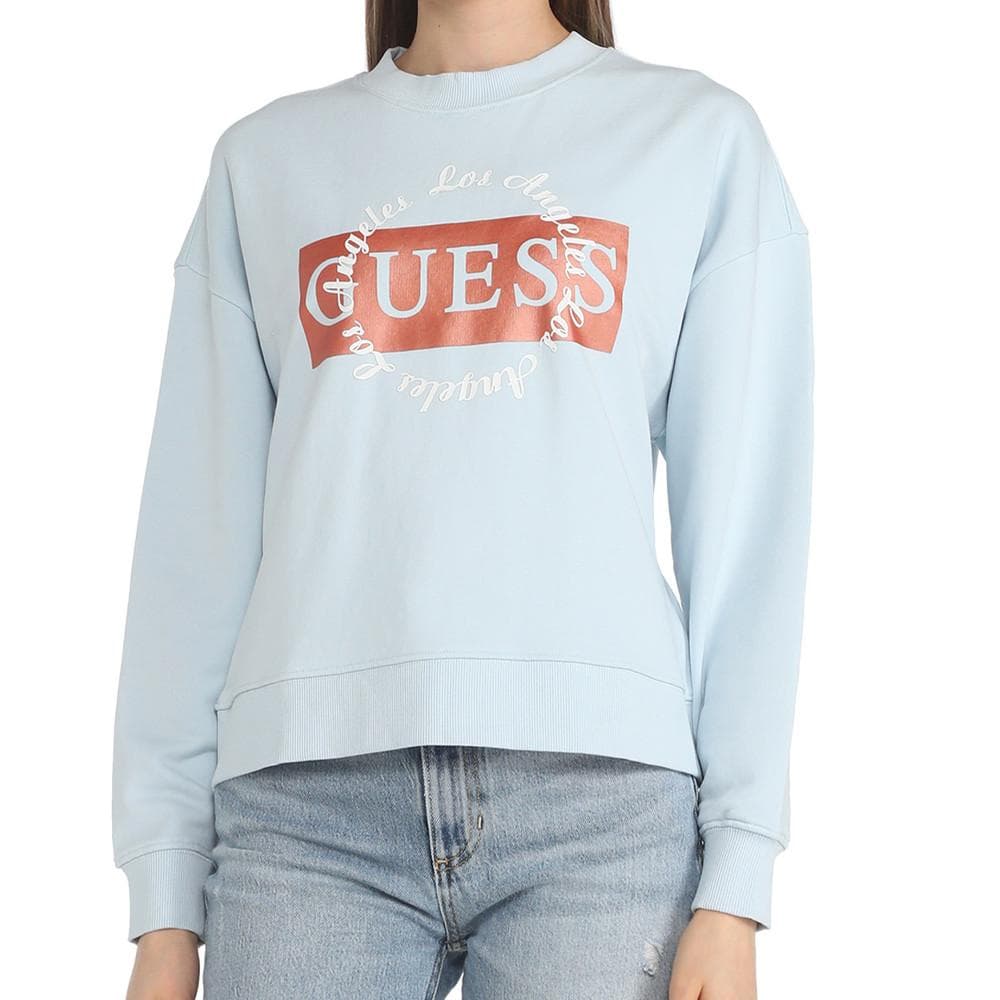 Sweat Bleu Femme Guess Deviner 1