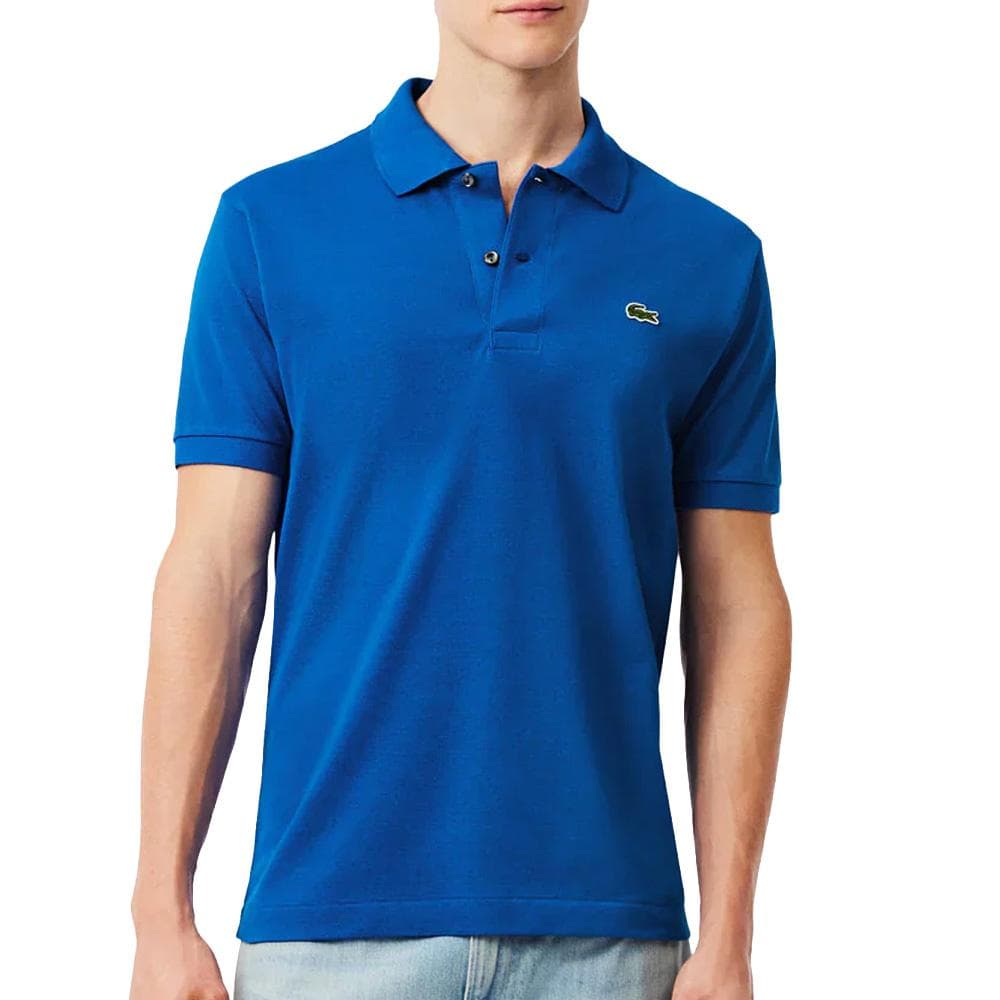 Polo Bleu électrique Homme Lacoste Original 1