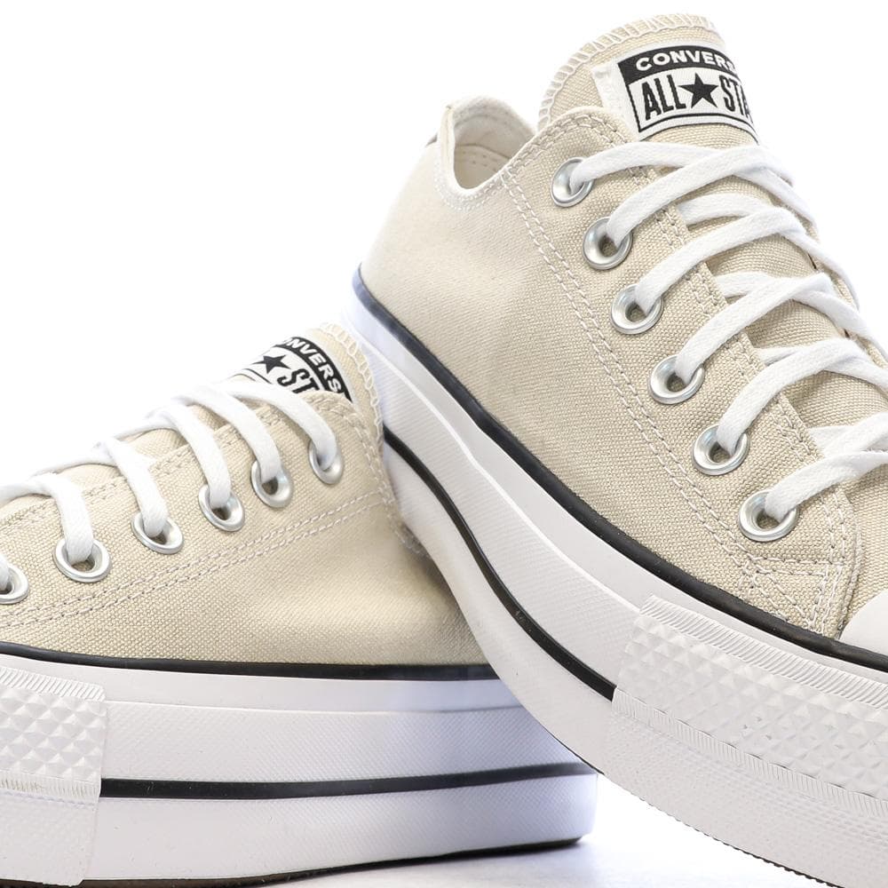 Baskets Beige Femme Converse Chuck Taylor All Star Lift 7