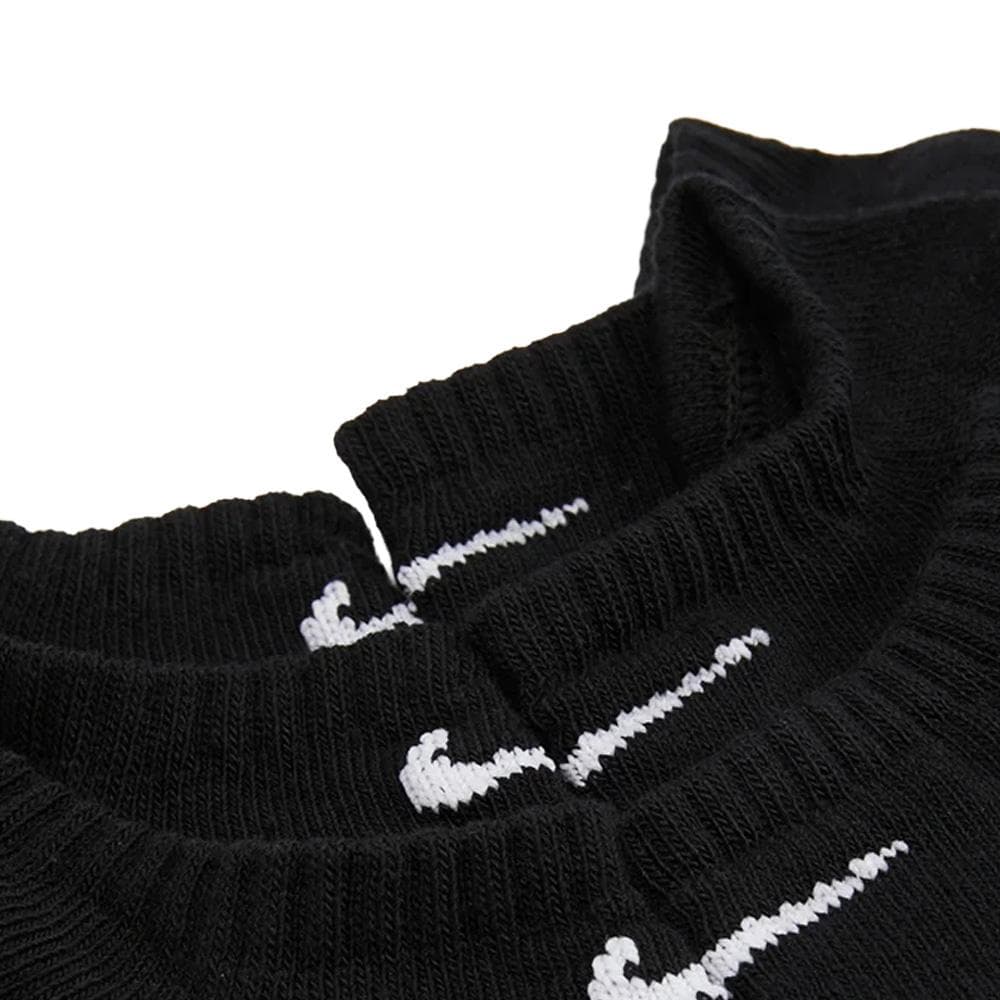 X3 Paires de Chaussettes Noir Mixte Nike Everyday Ltwt 2
