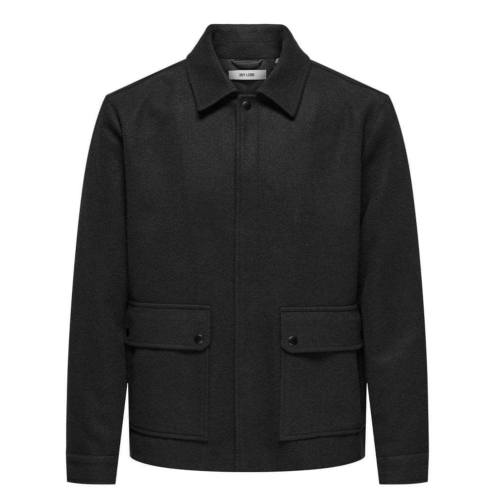 Veste Noir Homme Only & Sons Ponnor 1