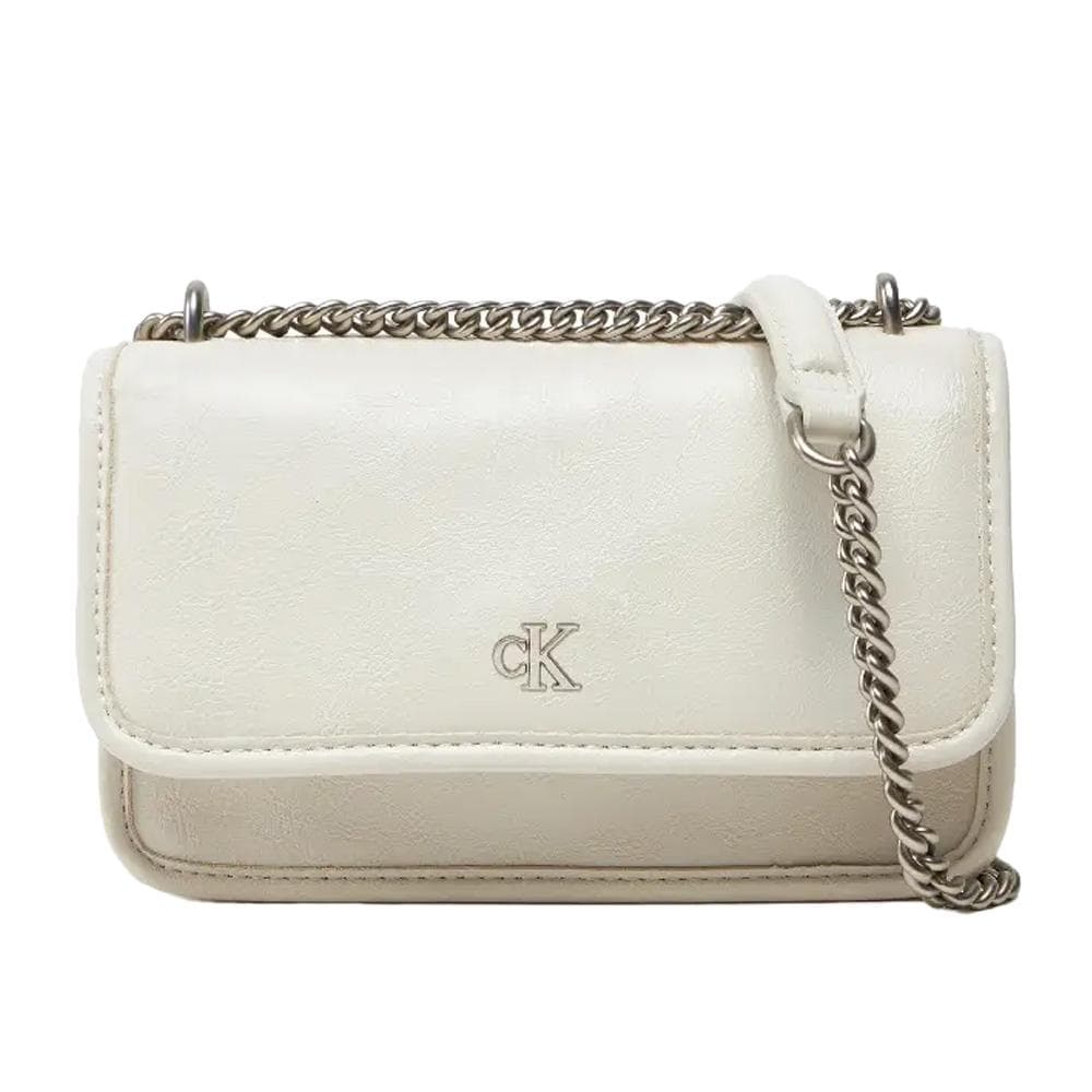 Sac à Main Ecru Femme Calvin Klein Jeans Chain Ew 1