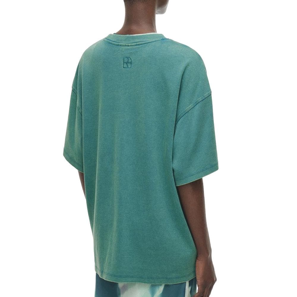 T-Shirt Vert/Bleu Femme Rouge Edit Rousophia 2