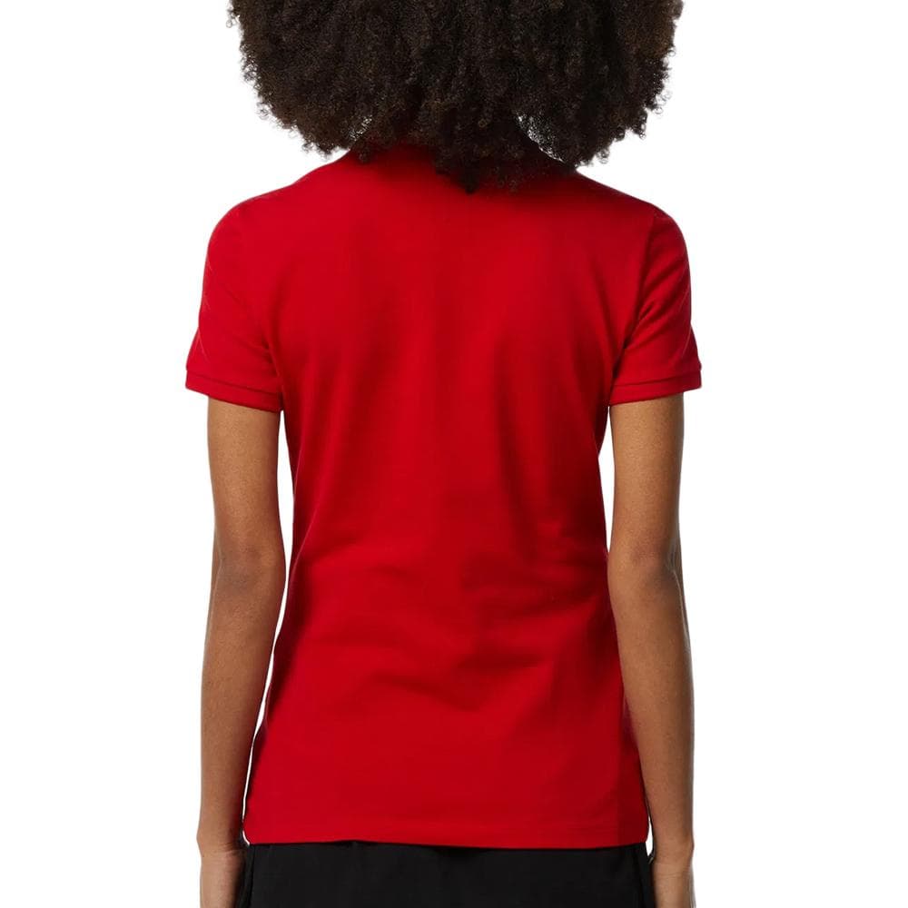 Polo Rouge Femme Lacoste PF5462 2
